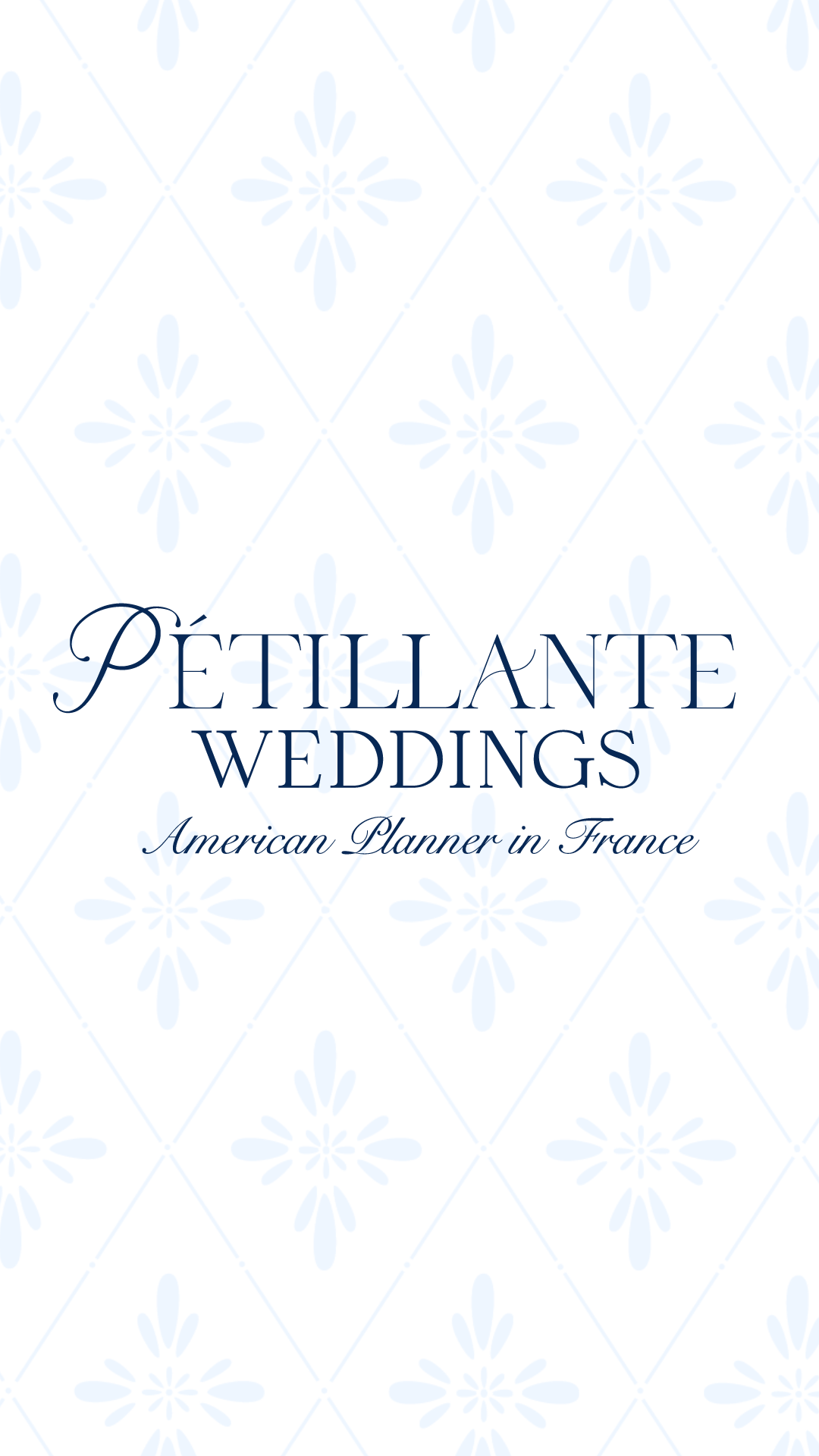 Logo Design for Pétillante Weddings, a wedding planner in France